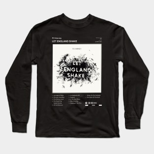 PJ Harvey - Let England Shake Tracklist Album Long Sleeve T-Shirt